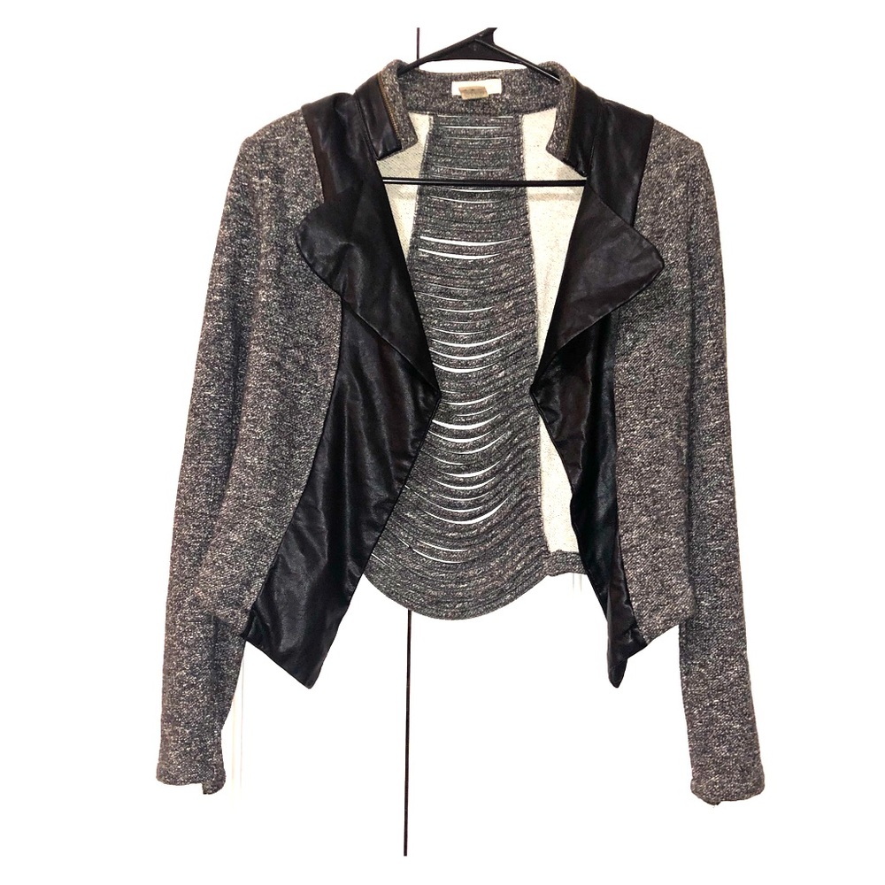 Gray and Black Blazer
